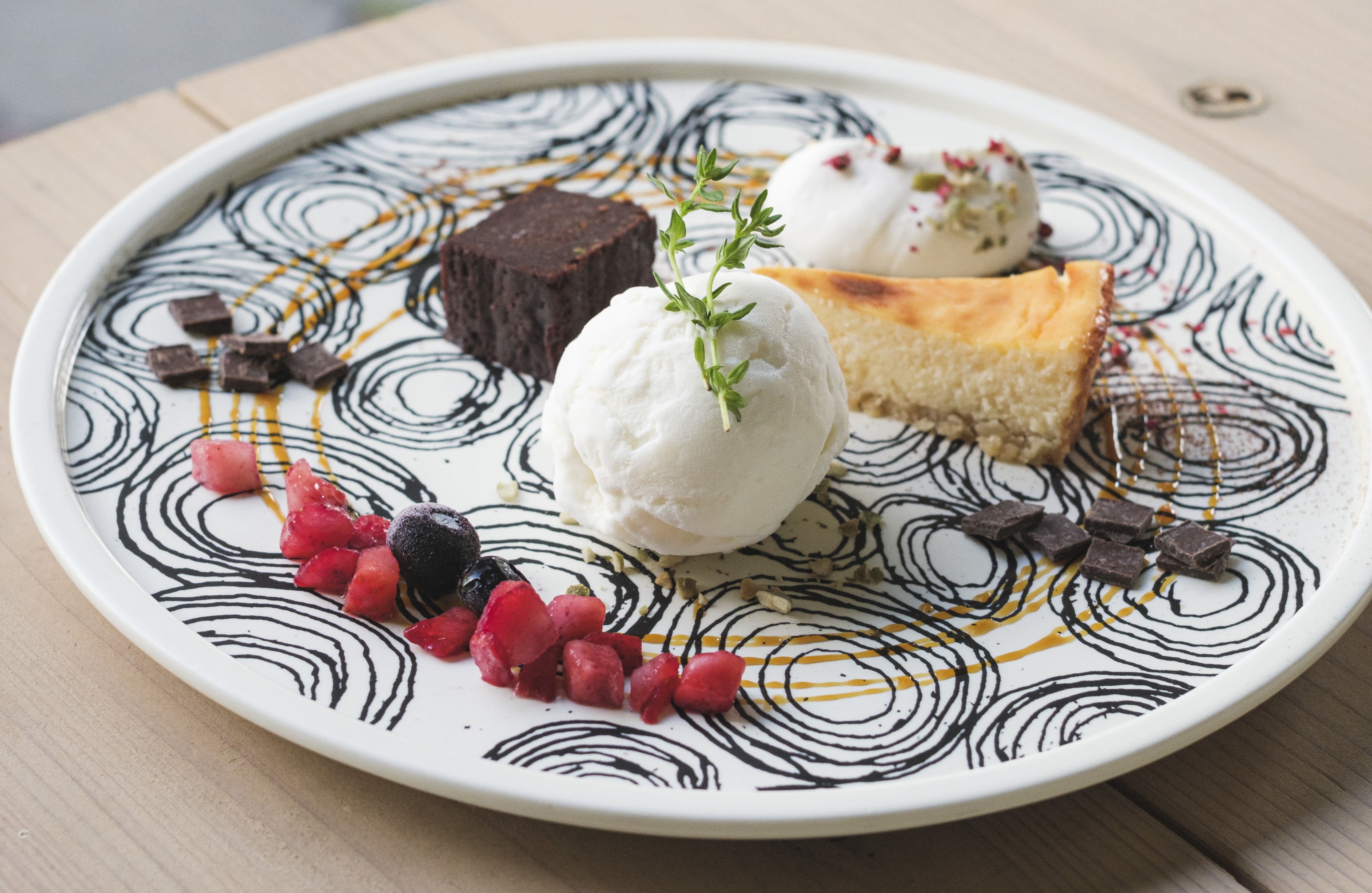 3種のスイーツプレート